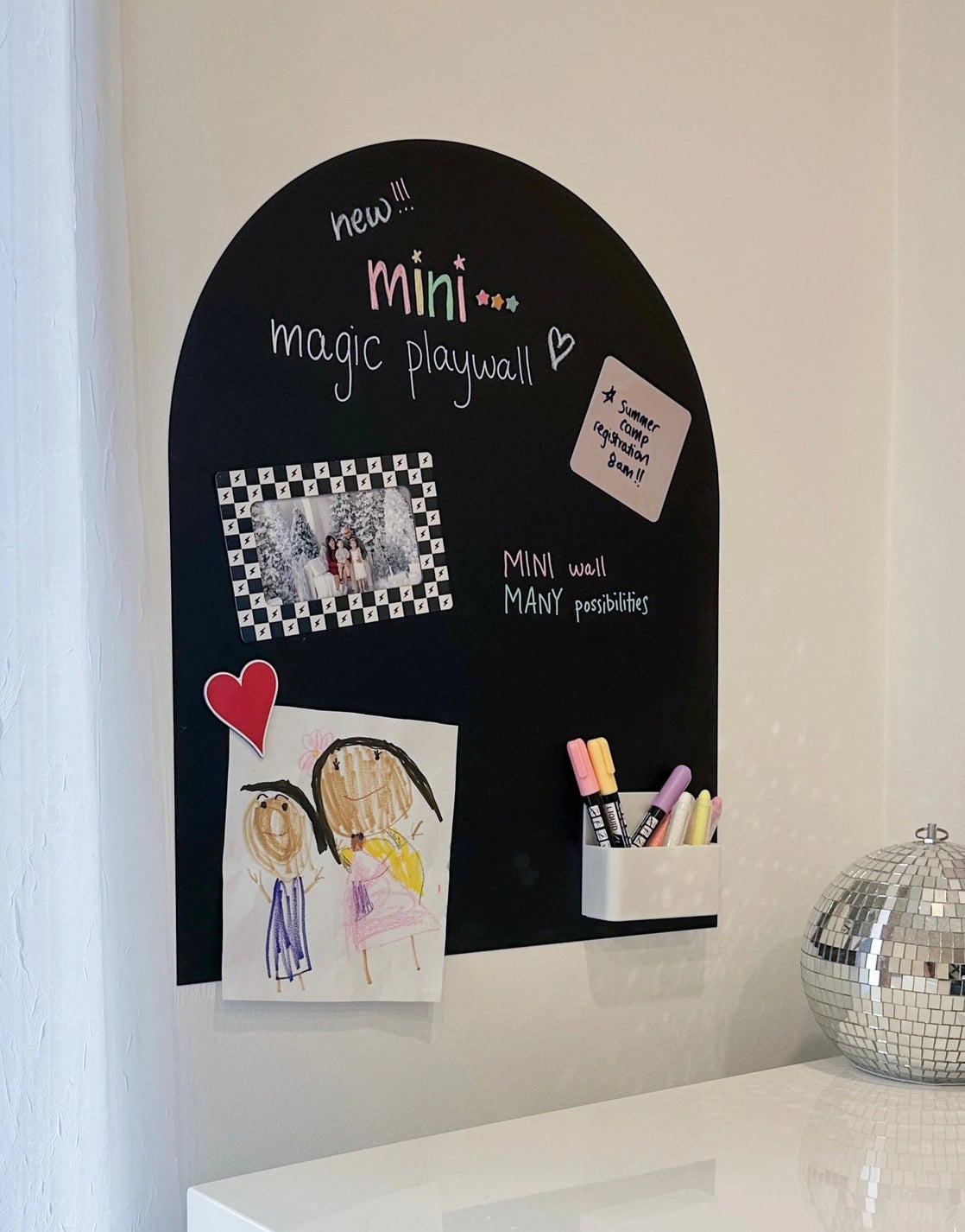 Magic Playwall Mini - Arch Magnetic Art Wall Decal For Small Spaces