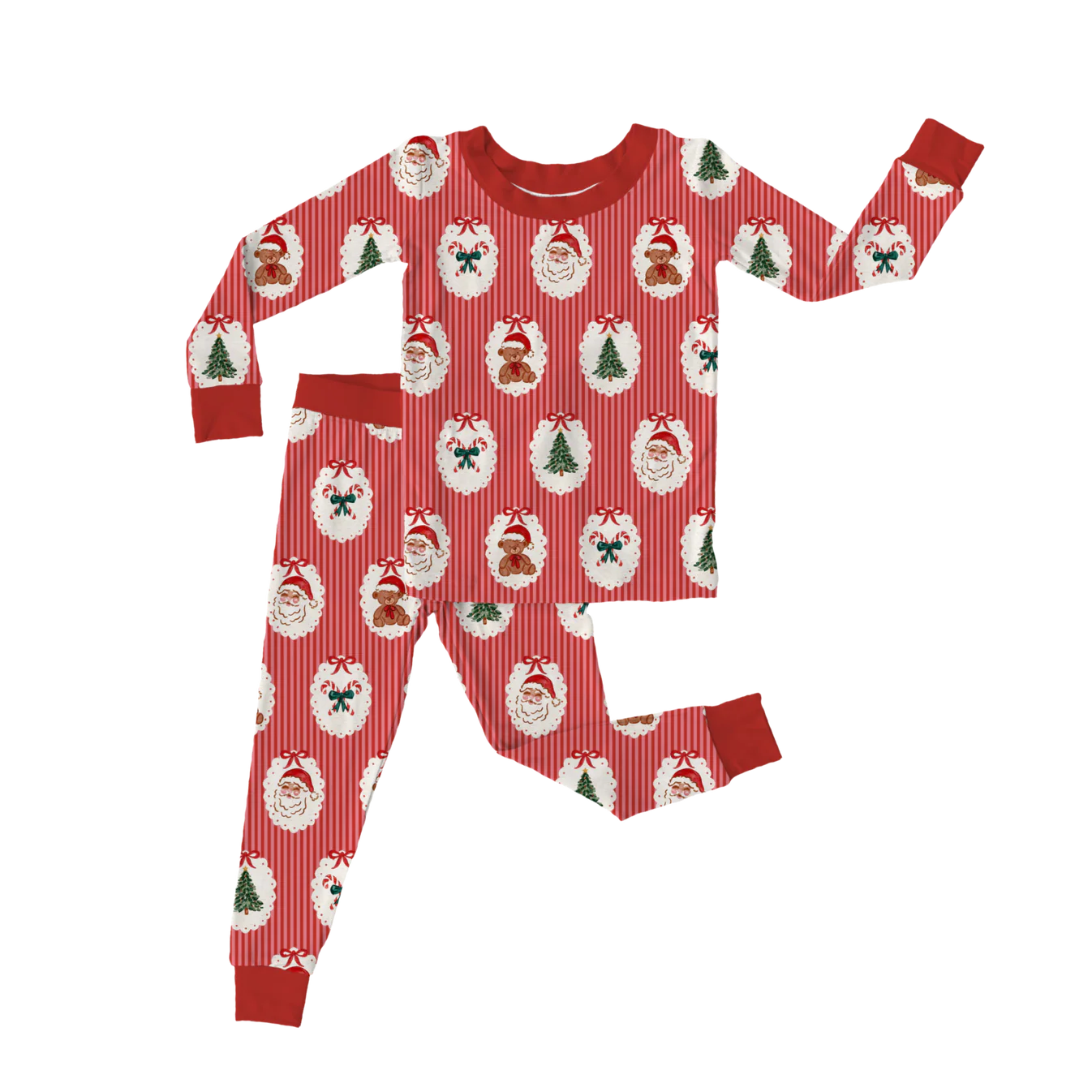 Classic Claus 2PC Bamboo Pajamas