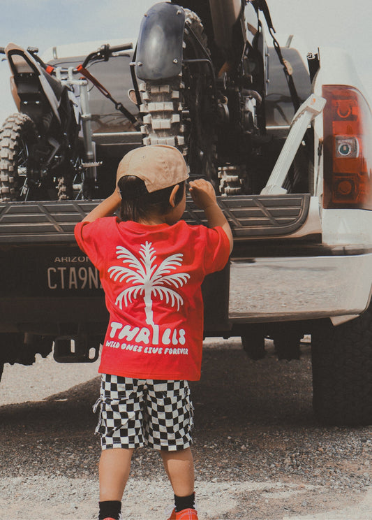 Everyday Classic Checker Cargo Shorts
