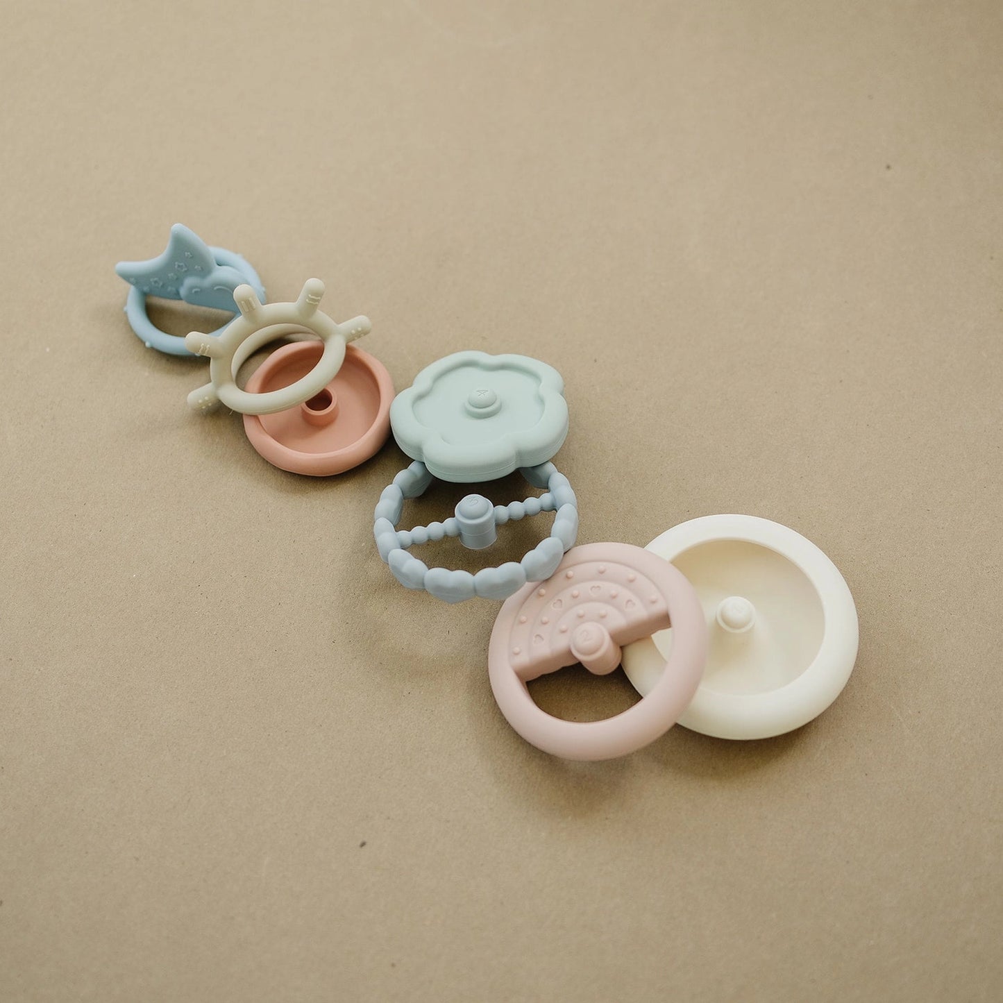 Classic Silicone Stacking Ring Toy