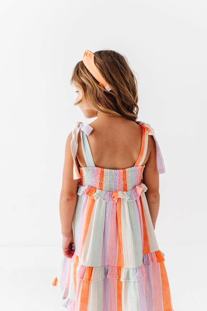 Sorbet Stripe Strappy Dress