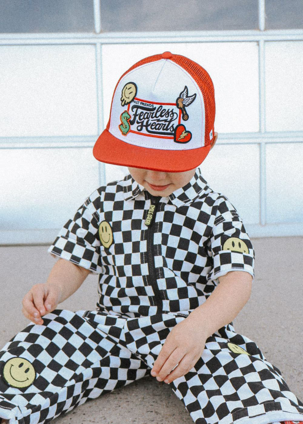 Fearless Hearts Patch Trucker Hat