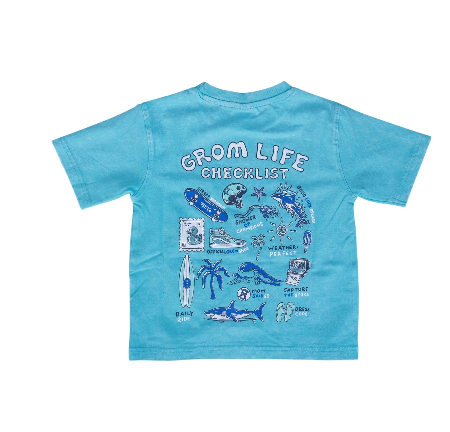 Grom Life Checklist T-Shirt