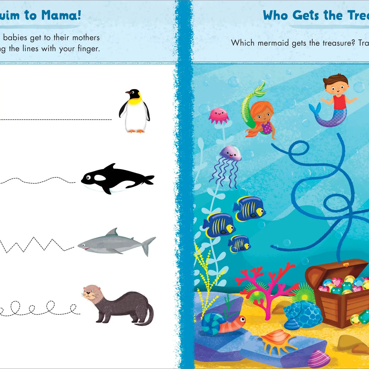 Ocean Animals Preschool Activity Book