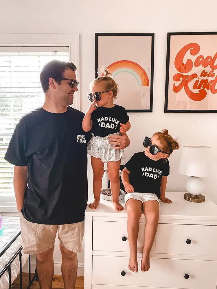 Rad Dad Black Tee