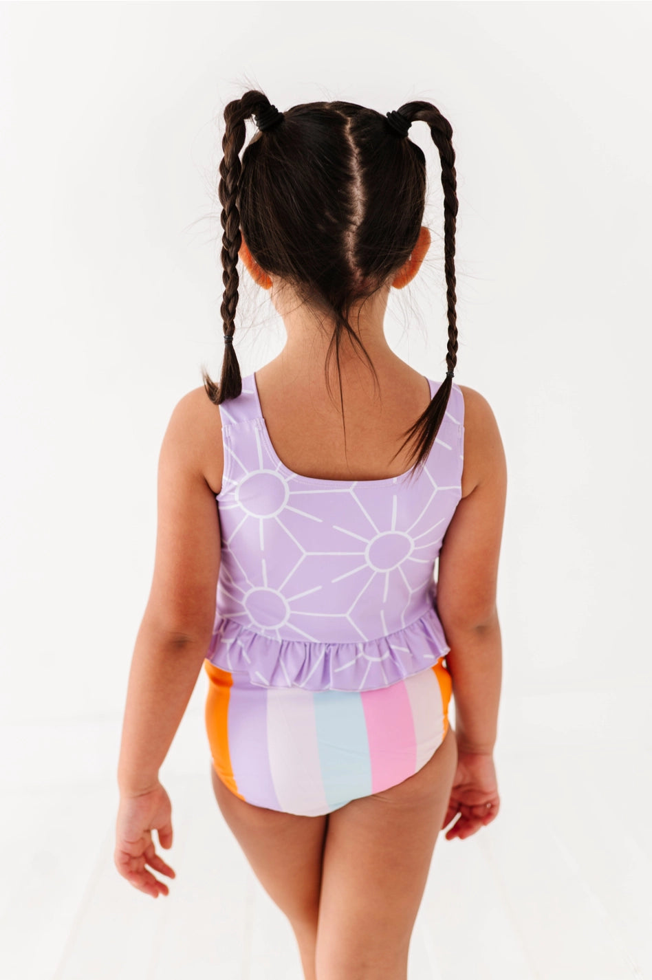 Sunny + Stripes Ruffle Two-Piece Tankini
