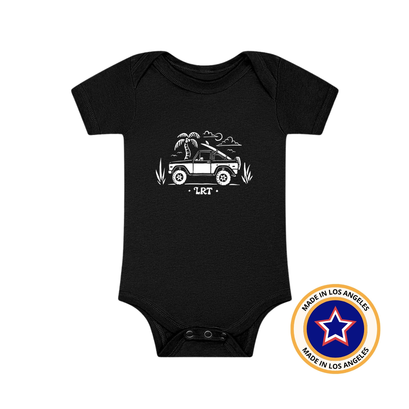 The Bronco Old School Onesie - Black