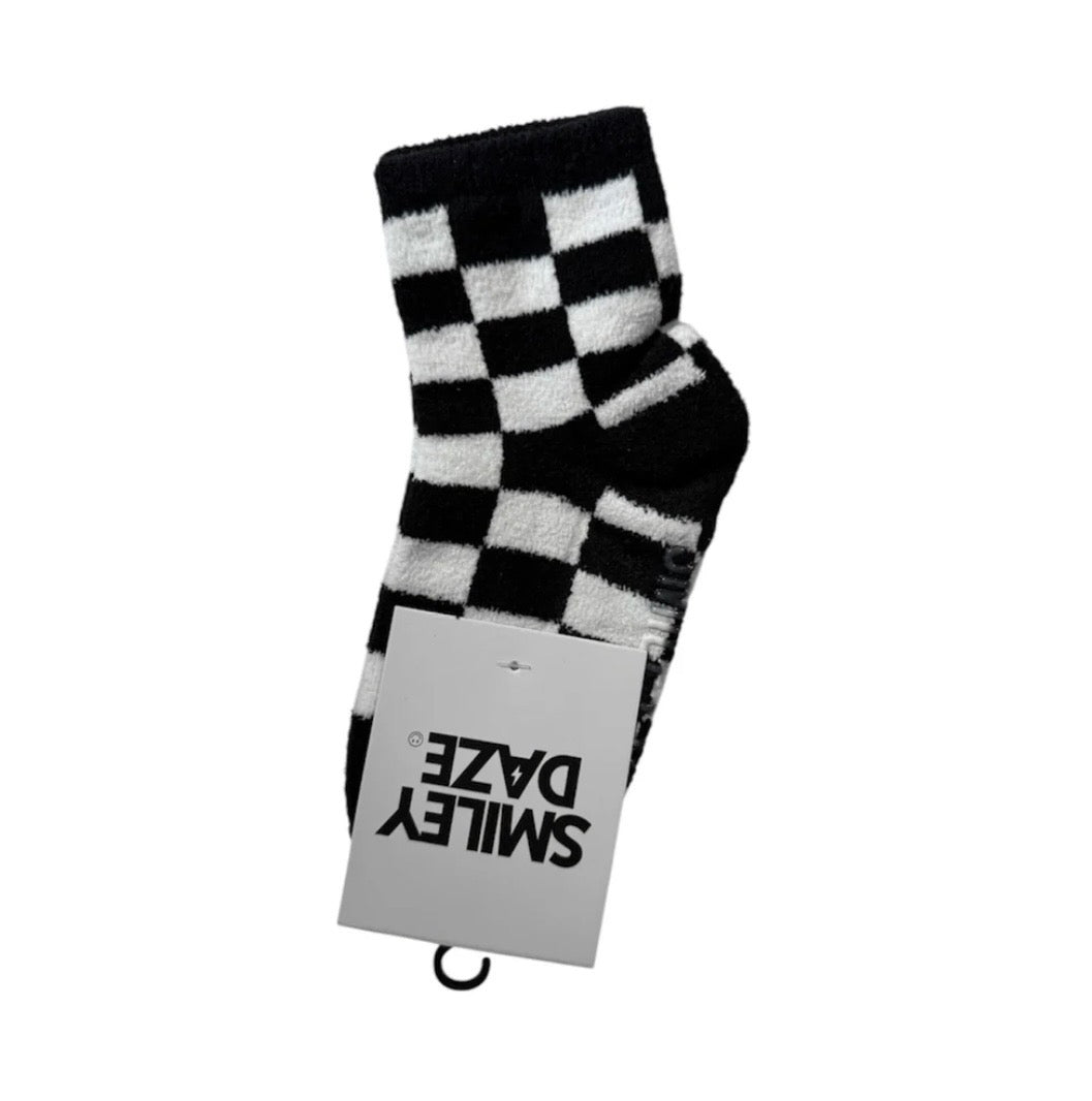 Checks Fuzzy Socks