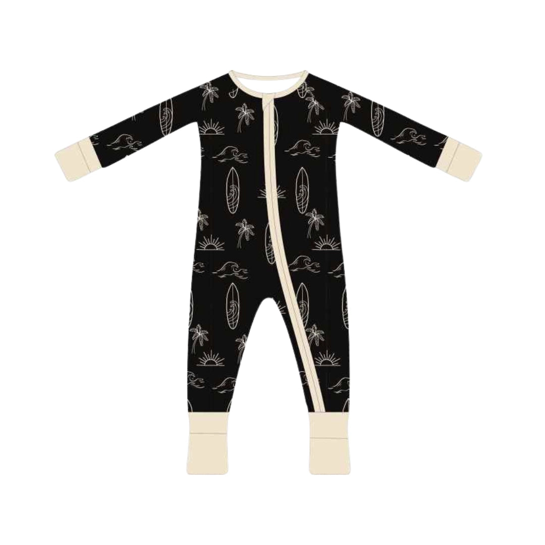 Ride The Wave Bamboo Pajama Romper