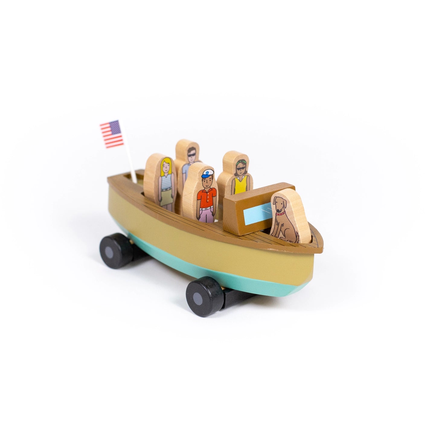 Vintage Boat Magnetic Skiff