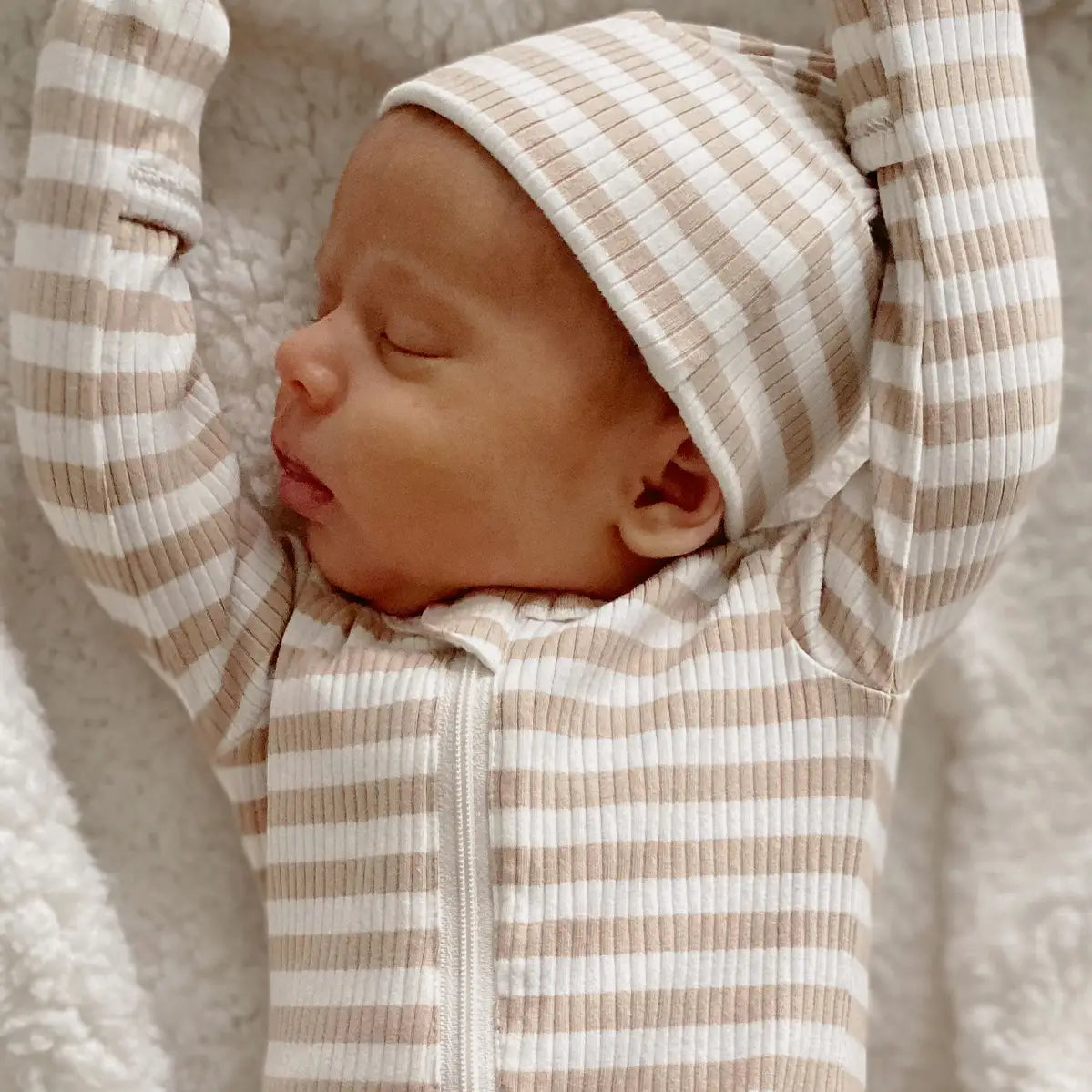 Organic Ribbed Beanie