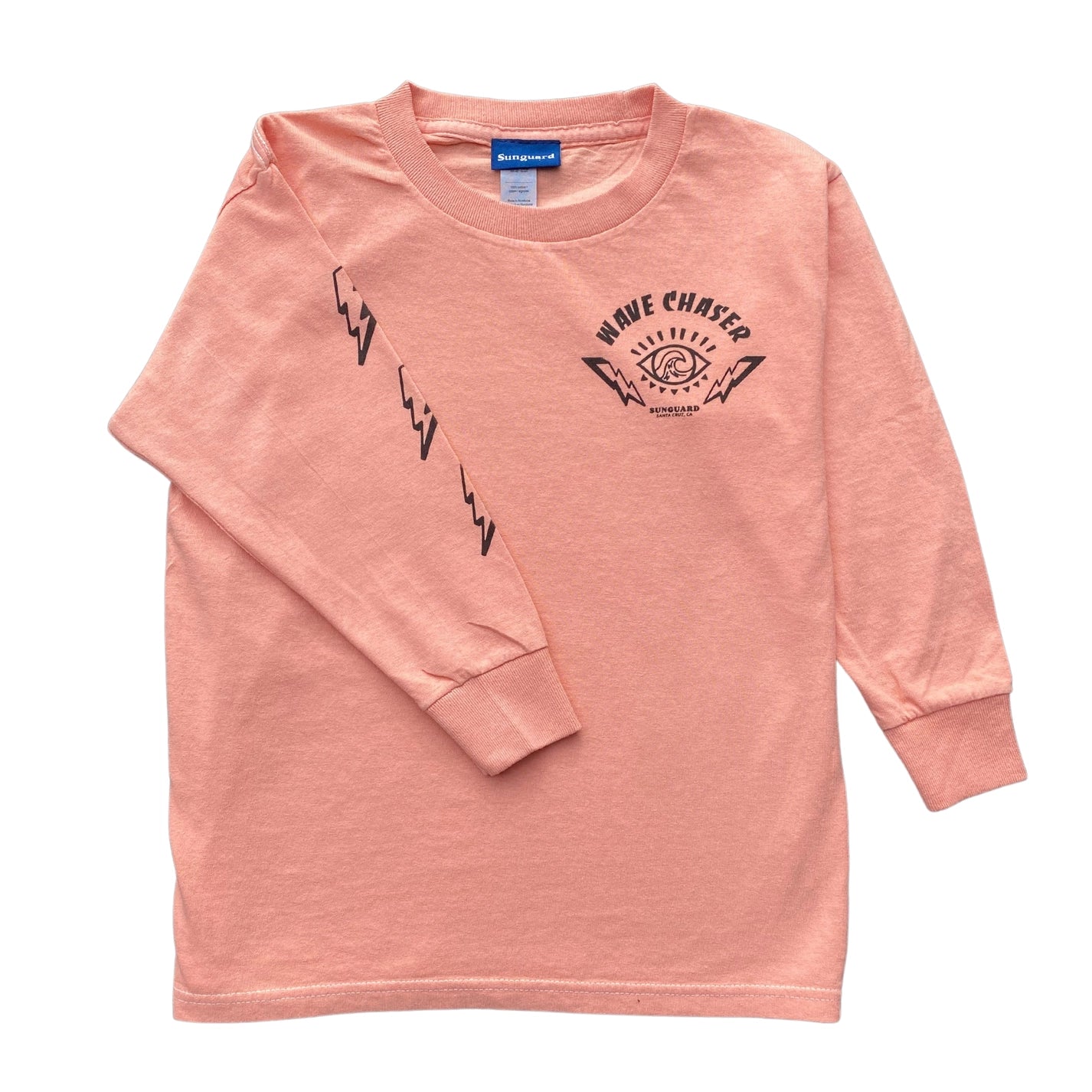 Wave Chaser Long Sleeve Tee - Orange Sherbet
