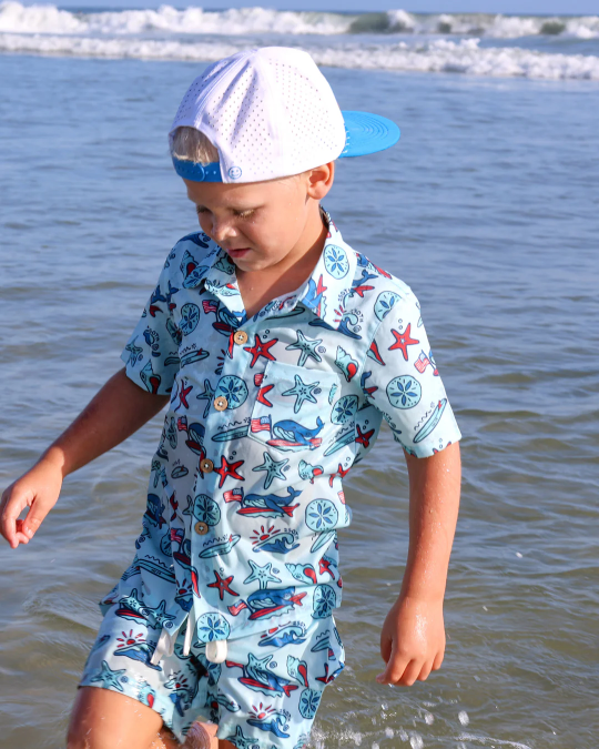 Coastal Americana Button Up