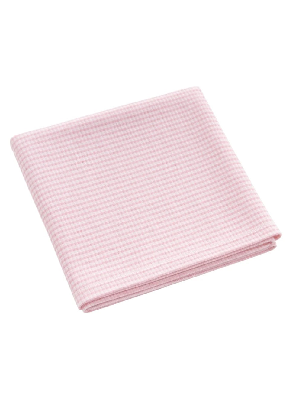 Pink Stripe Ribbed Swaddle