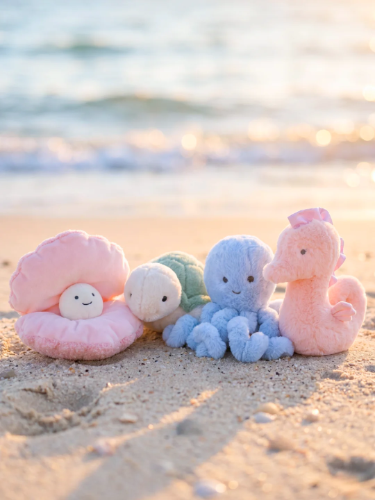 Shimmer Seahorse Cuddle Plush Friend