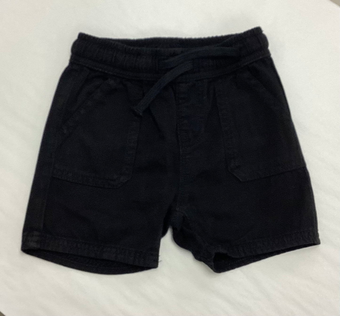 Cotton Twill Short- Black