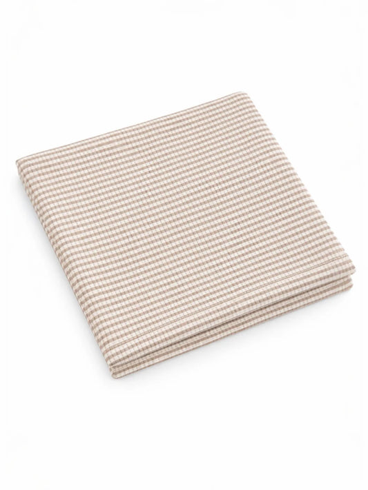Tan Stripe Ribbed Swaddle