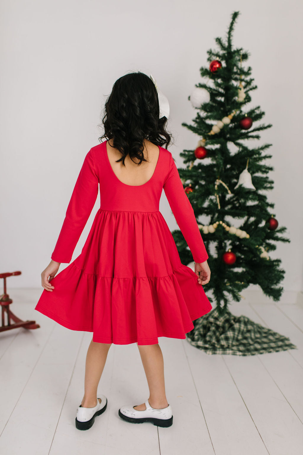 Gwendolyn Dress in Scarlet