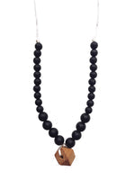 The Collins Teething Necklace - Black