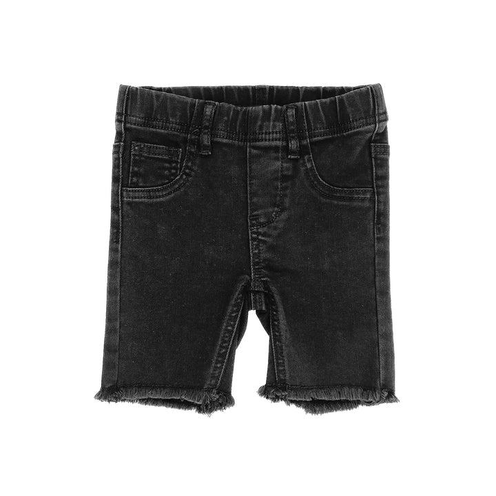 Black Denim Short