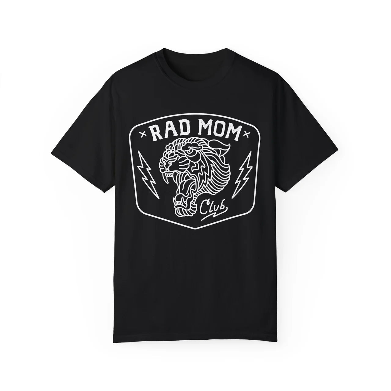 Rad Mom Club Graphic Tee - Black