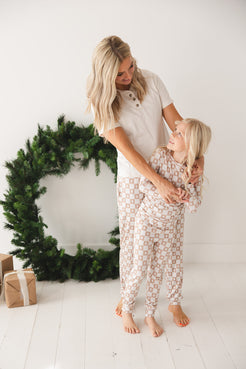 Women’s Jogger - Bamboo Pine Checker