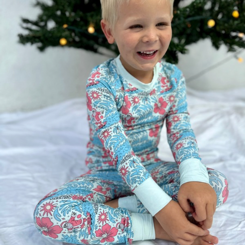 Merry Vibes Bamboo Pajama Set