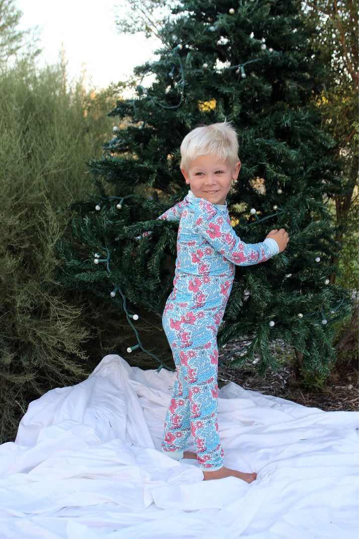 Merry Vibes Bamboo Pajama Set