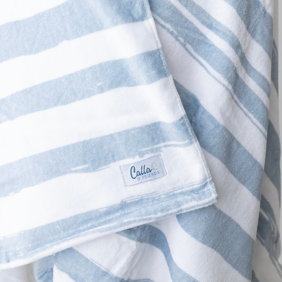 The Kenzie Beach Towel - Brush Stripes