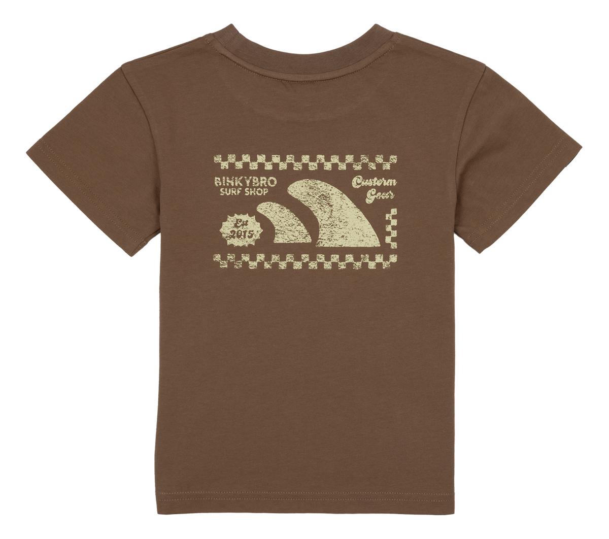 Surf Shop Fins T-Shirt (Brown)