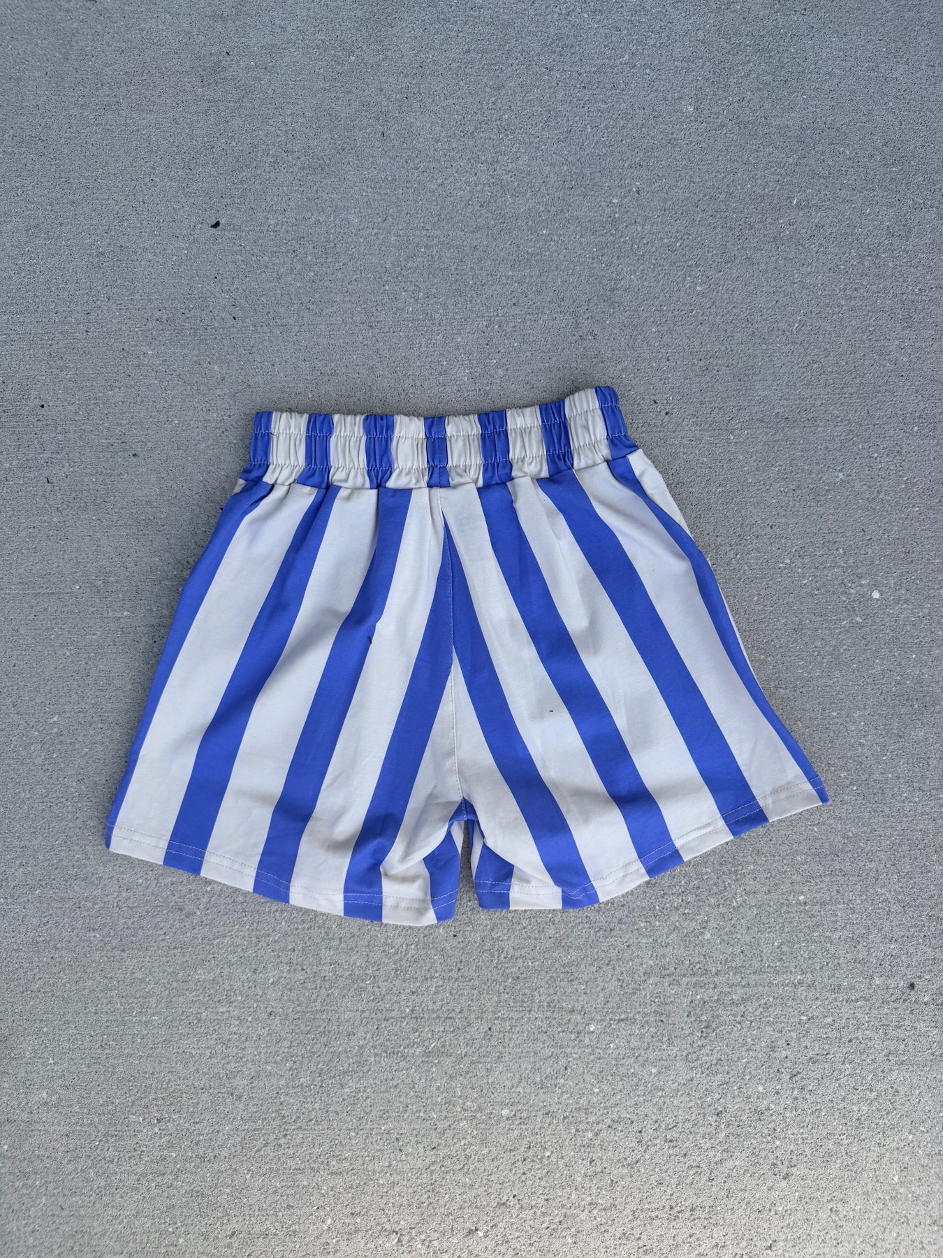 Blue Stripe Shorts
