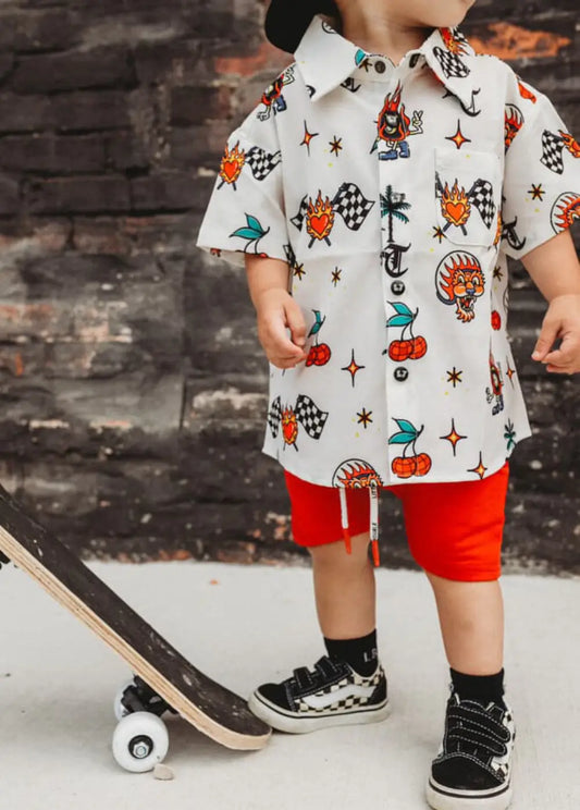 Cherry On Top Button Up