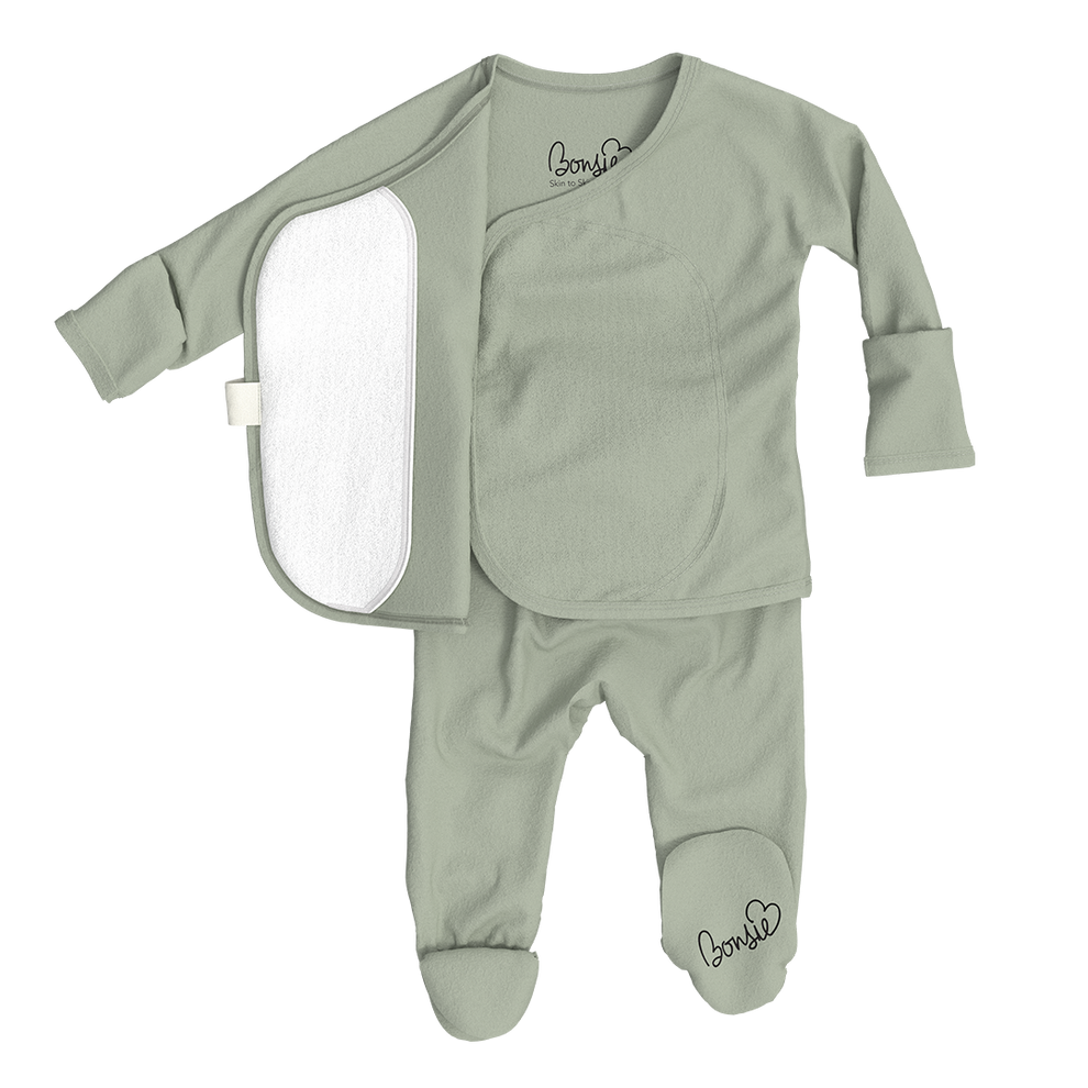 Skin-to-Skin Footie- Avocado