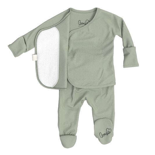 Skin-to-Skin Footie- Avocado