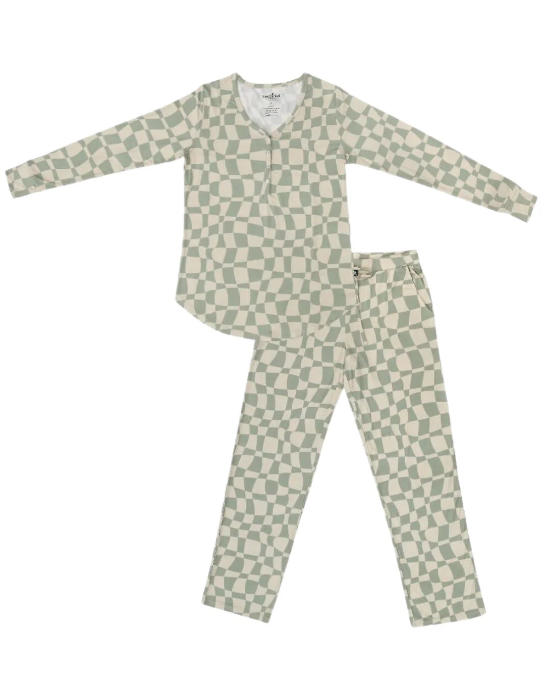 Ivy Wavy Checkers Bamboo Women's Set