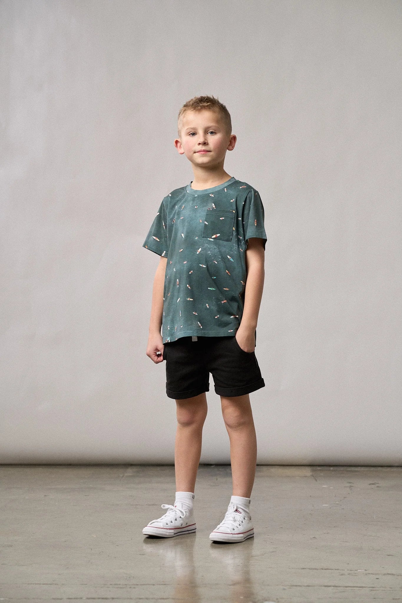 Cotton Twill Short - Black