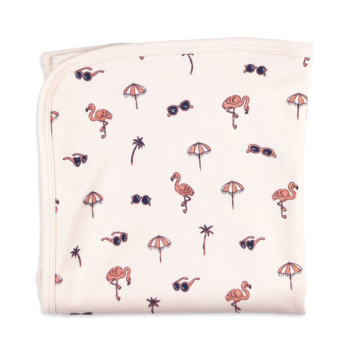 Tropic-Pals Flamingo Organic Blanket