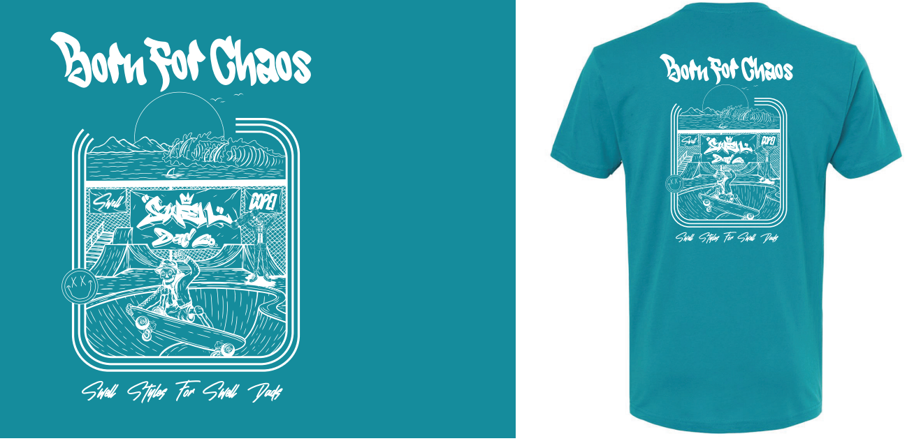 Born For Chaos Swell Dad Co Tee