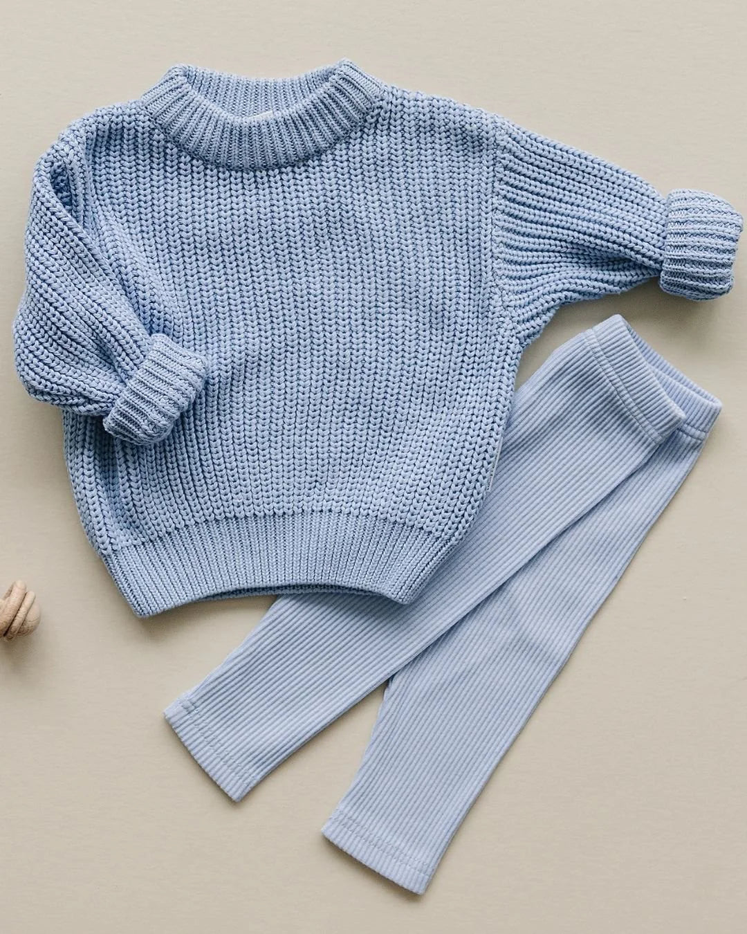 Chunky Knit Sweater - Blue