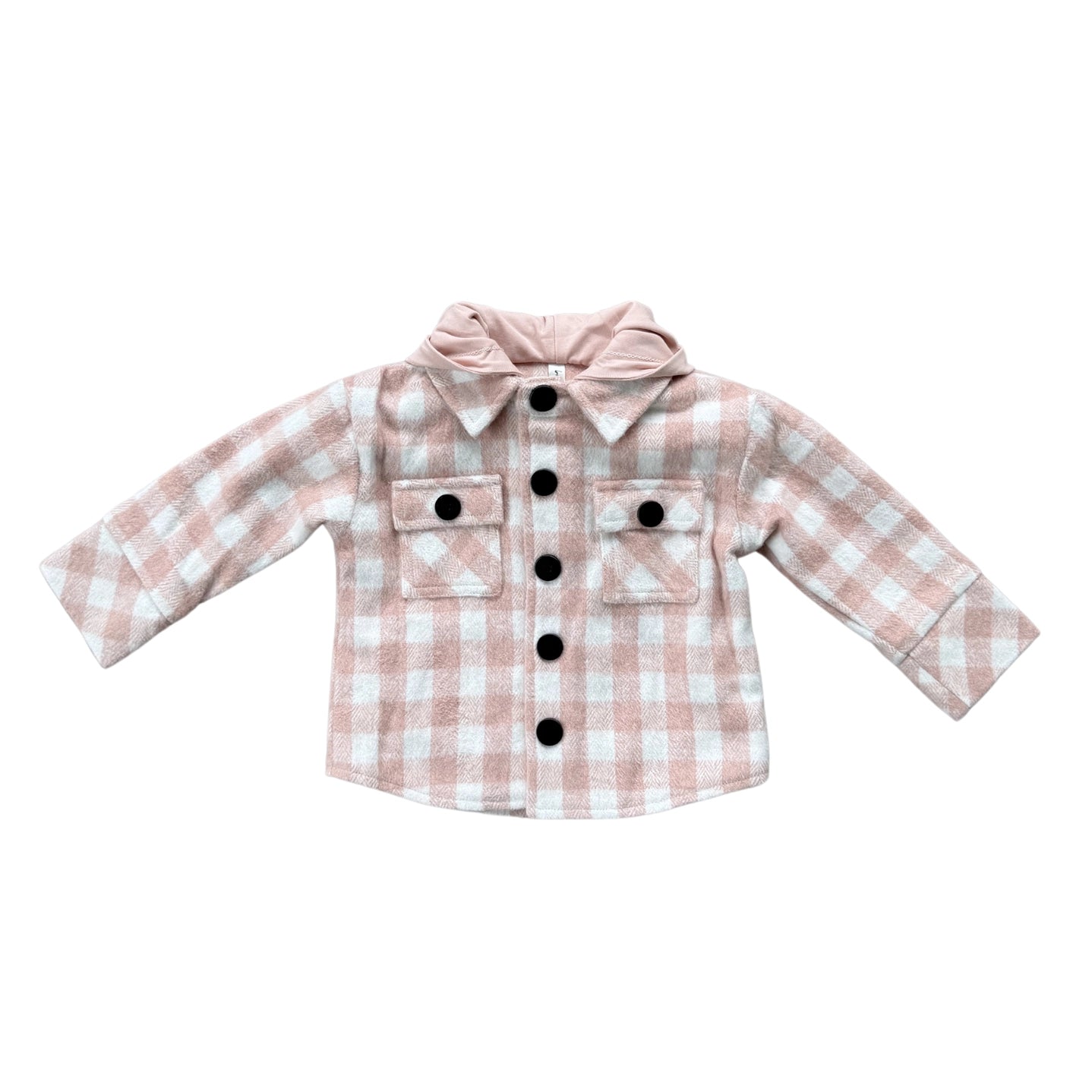 Hooded Shacket - Misty Rose