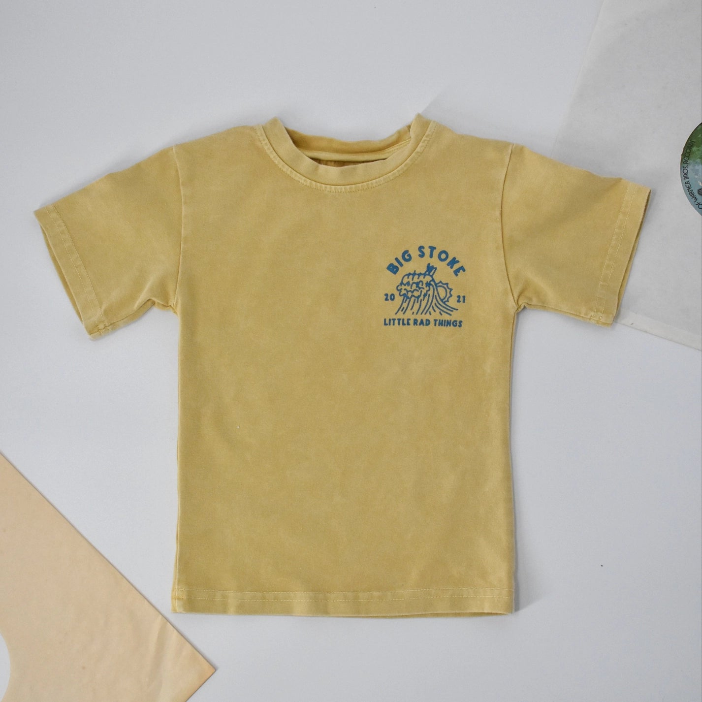 The Cloudbreak Tee - Yellow Beige