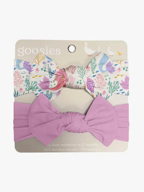 Mermaid Magic Bamboo Headband Bow Set