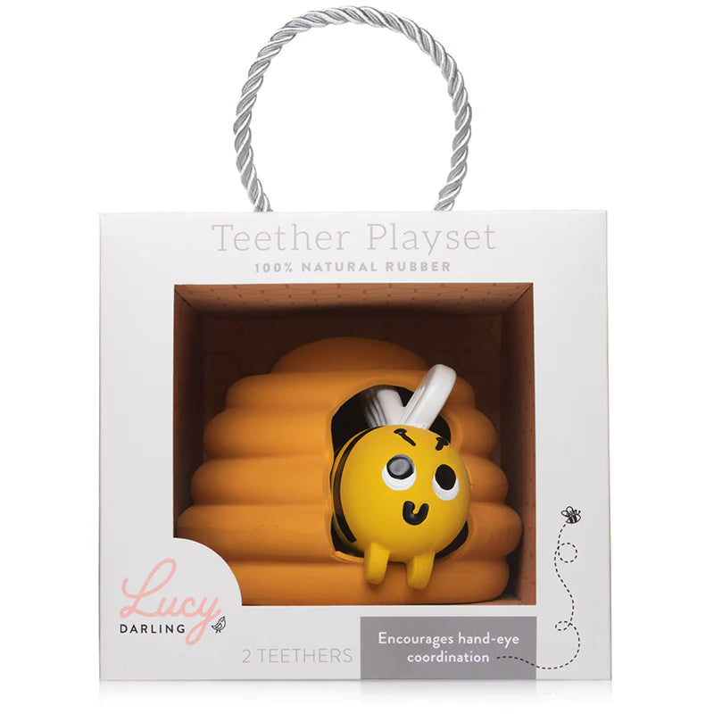 Honey Bee Teether Toy Set