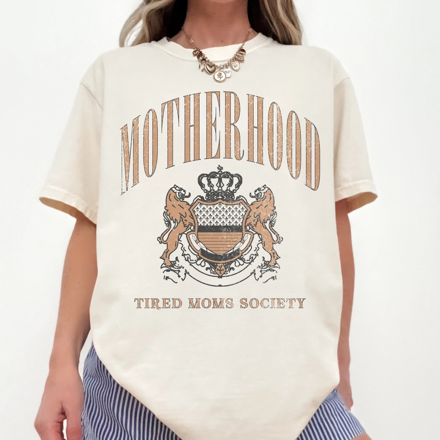 Motherhood Graphic Tee | Tired Moms Society Shirt