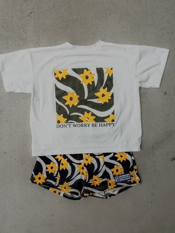 Flower Palm Short