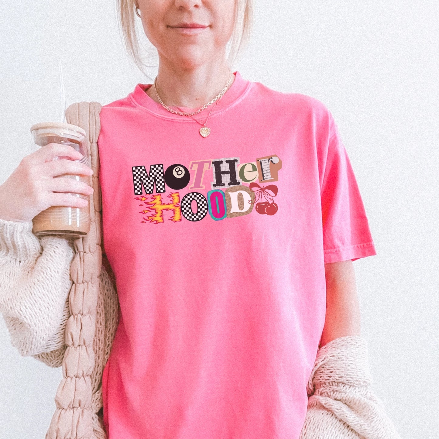 Mother Hood Graphic Tee – Trendy Mama Statement Shirt