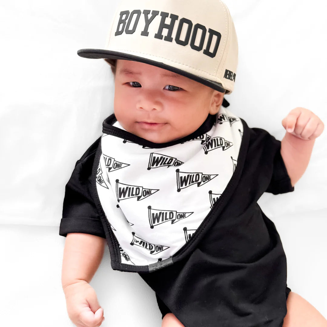 Bamboo Bandana Bibs 4 Pack - Wild Child