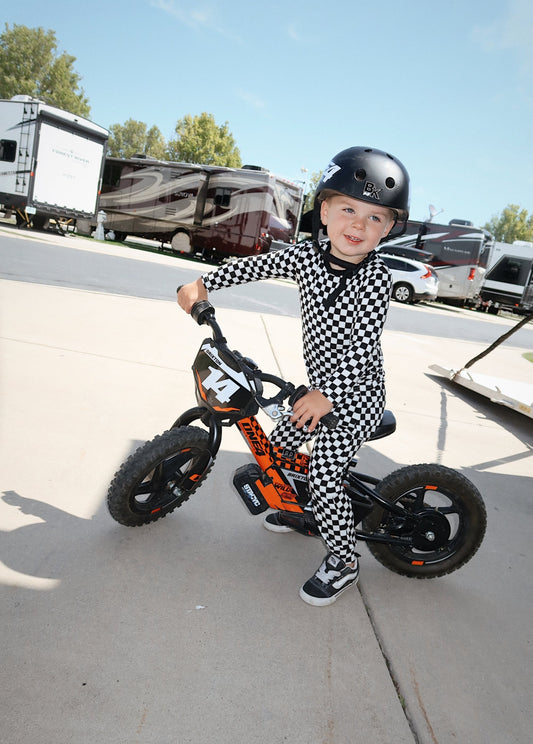 Black Classic Checkered Bamboo Jammies