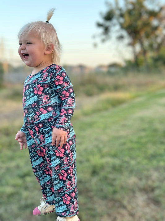 Merry Vibes Wide Leg Romper
