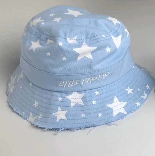 Light Blue Star Bucket Hat